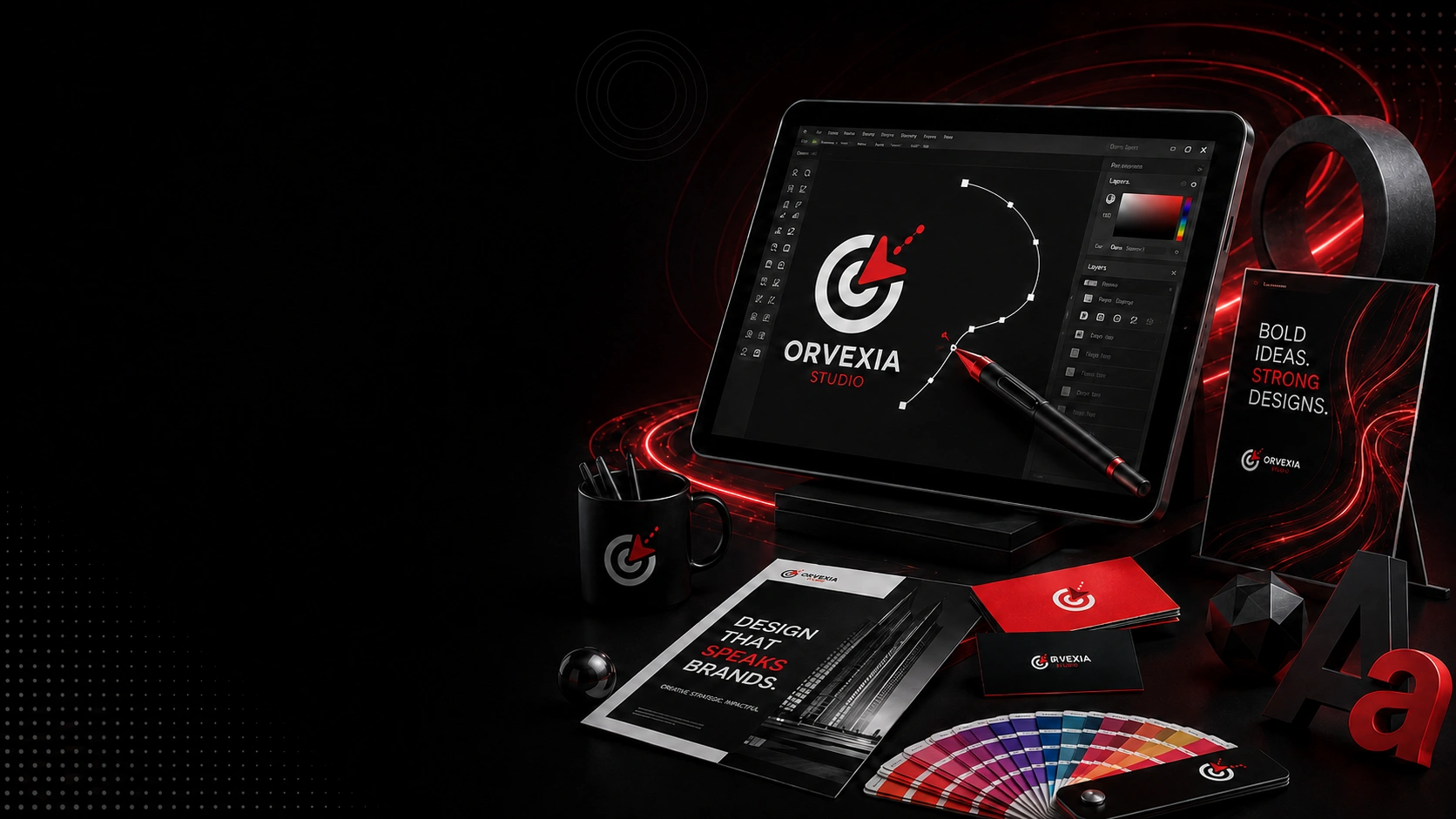 Graphic Designing Services by Orvexia Studio