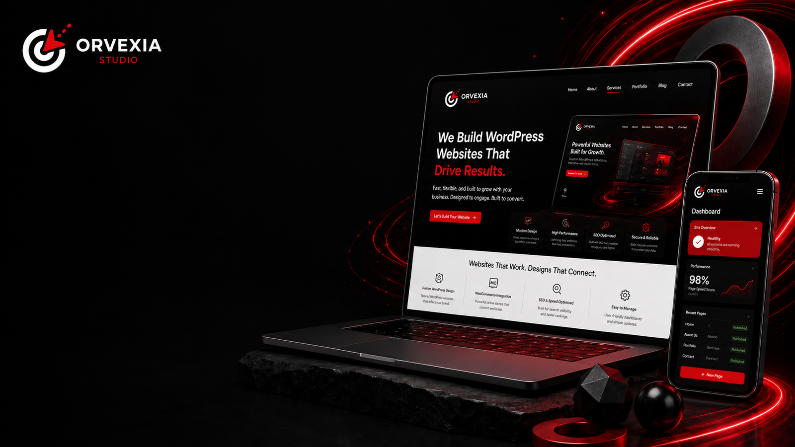 WordPress Website Development by Orvexia Studio